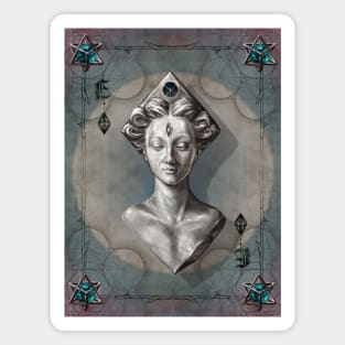 Ethereum card, Spiritual, Divine Feminine Fantasy art Magnet